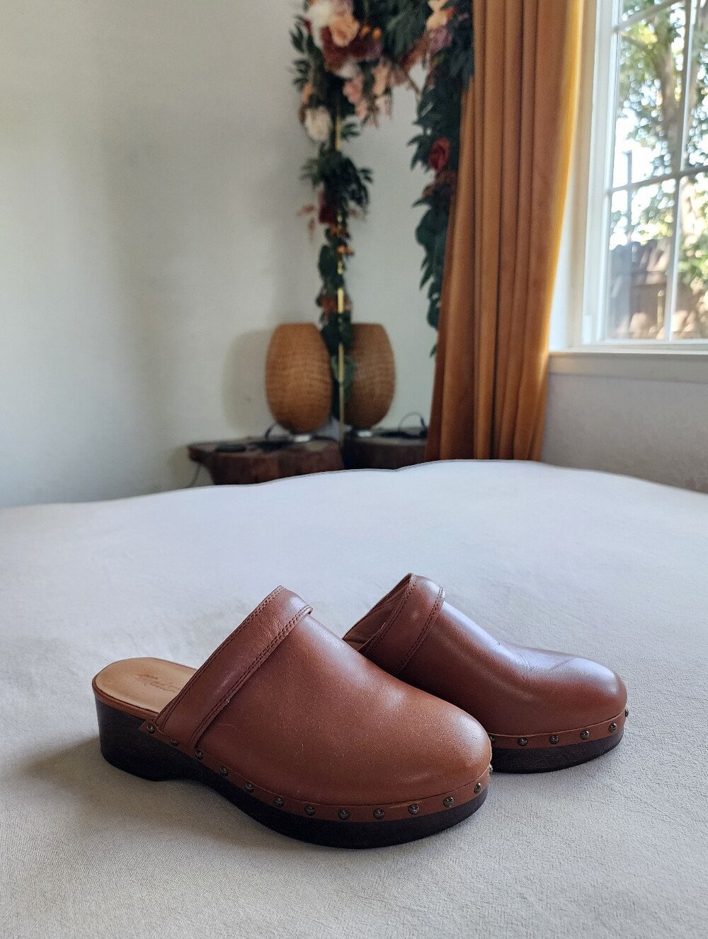 Madewell Cecily Clog In Cognac